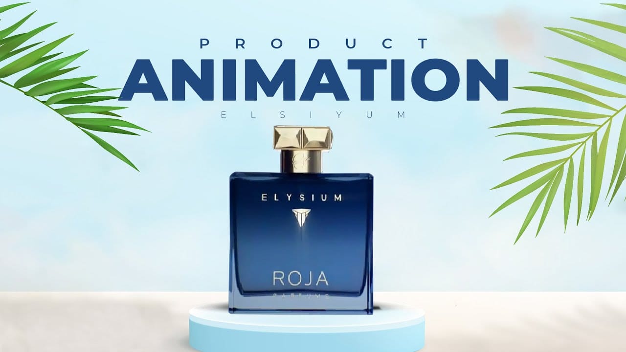 Product Animation | Elysium Perfume Cologne | 3D Animation | #animation