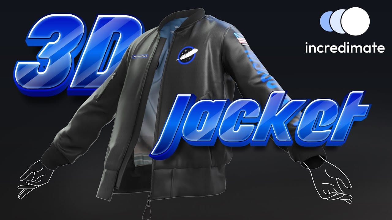 3D Jacket Model | Dance Animation | Incredimate Studio | Marvellous Designer | Clo3d