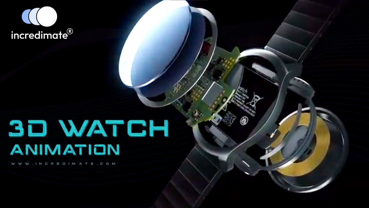Tik Watch | Watch 3d Explode Animation | 3D Watch Animation | 3D Product Animation